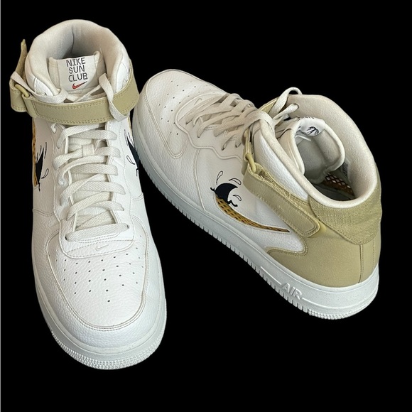 NIKE Air Force 1 Mid 07 LV8 Next Nature 
DM0119-100 Sail Wheat
Grass Gold Size14 - Picture 3 of 16